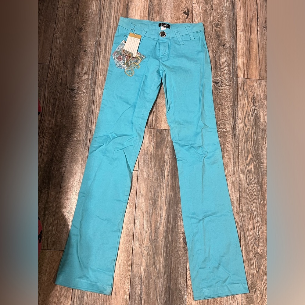 Dolce &Gabbana  Turquoise Blue Pant ~original rare
